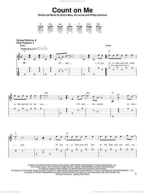 Bruno Mars Chords at Ultimate.